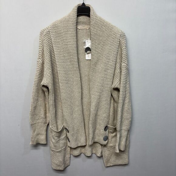 NWT Soft Surroundings Women Open Front Knit Cardigan Sweater Size Large B376 -28 - Picture 1 of 16